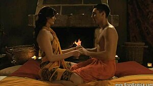 Masaje sensual y encuentro erótico con una pareja india