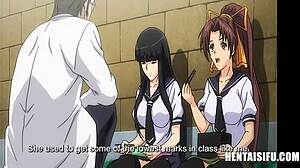xxx 애니메이션 선생님께서 일본 학생에게 Hentai 수업을 주십니다