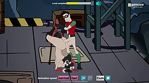 이 게이 포르노 비디오에서는 애니메이션과 만화 캐릭터가 더러워집니다