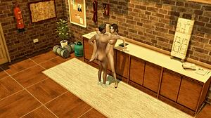 Japon cosplayer Lara Crofts 3D animasyonda erotik macera