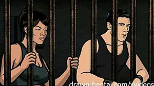 Kane ve Malory'nin yer aldığı animasyonlu hapishaneye bağlı erotizm