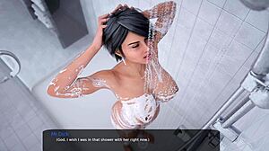 Żonata milfka robi niegrzeczne rzeczy w grze porno z kreskówkami 3D