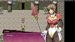 Princezná Liaras erotické stretnutie v novej RPG Hentai hre 