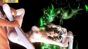 Hentai 3D: Green Lantern Goddess og hendes store røv