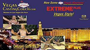 Divines ville Vegas BDSM-økt med ekstrem bondage og leketøy