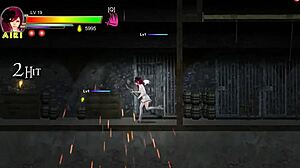 En charmig kvinna engagerar sig i het action i ett nytt hentai-spel, med skyldig helvetes gameplay