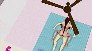 Erotická animace indické manželky, která jezdí na penisu svého manžela